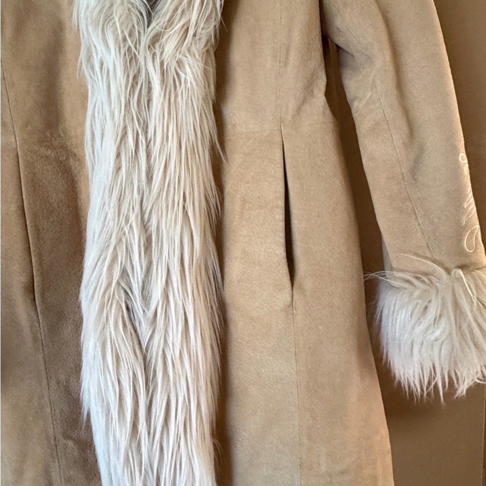 Mixit 100% Suede Penny Lane Coat - Picture 4 of 11